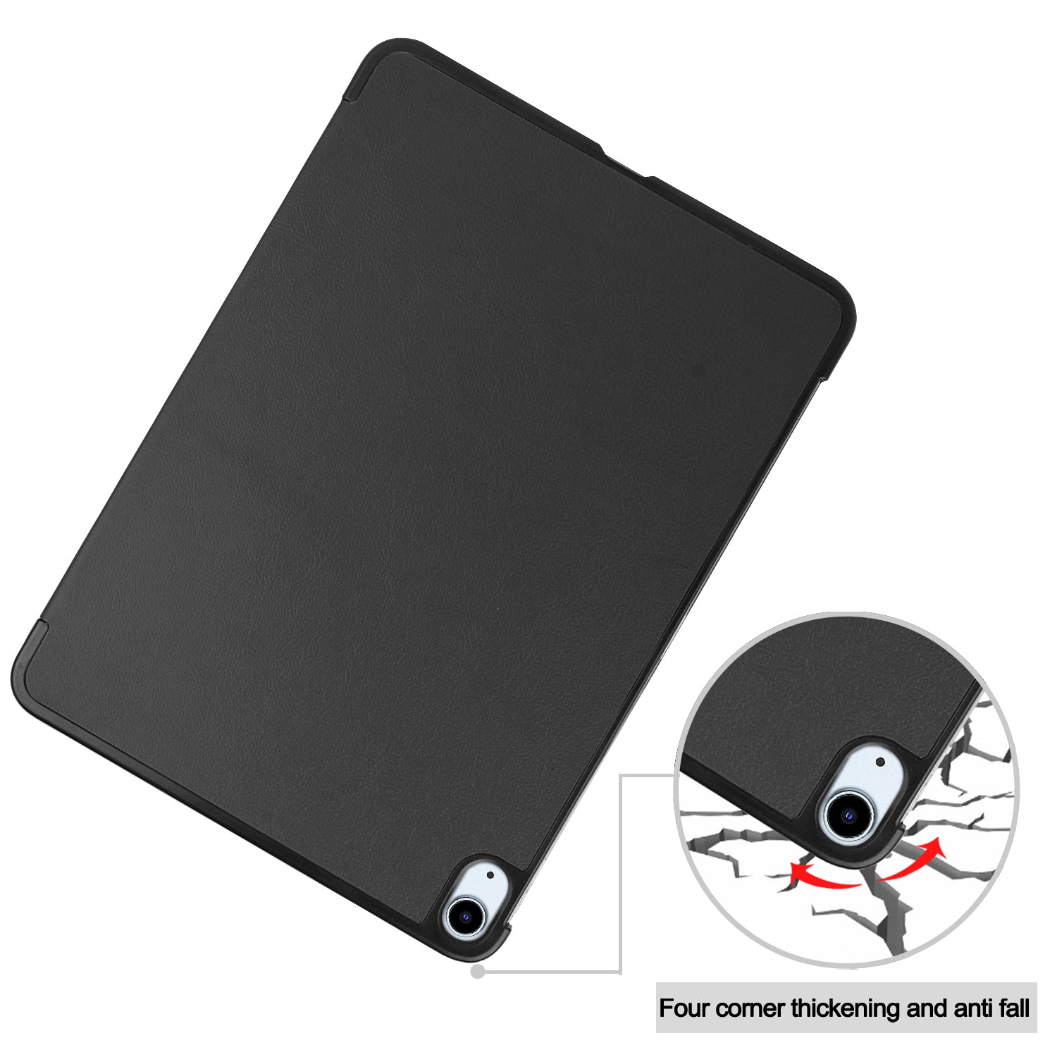 For iPad Air 11 (2024) Case PU Leather Protective Tri-fold Stand Smart Cover For iPad Air 11 (2024) Case PU Leather Protective Tri-fold Stand Smart Cover